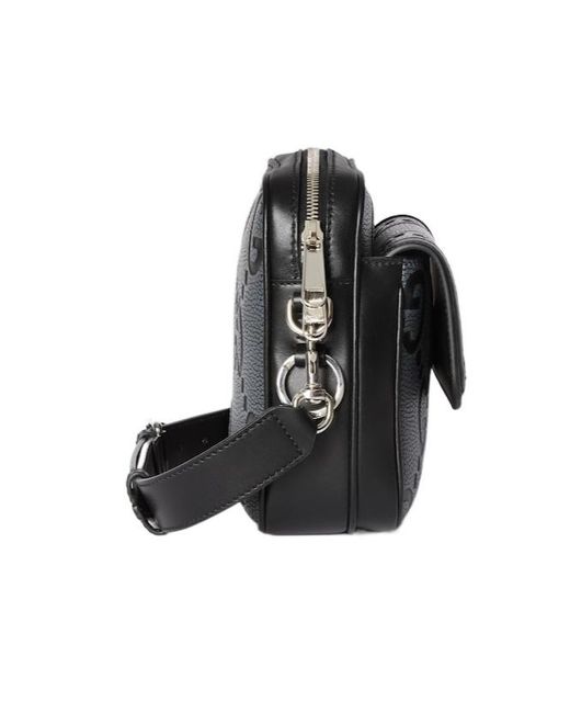 Gucci Black Gg Jumbo Small Crossbody Bag for men