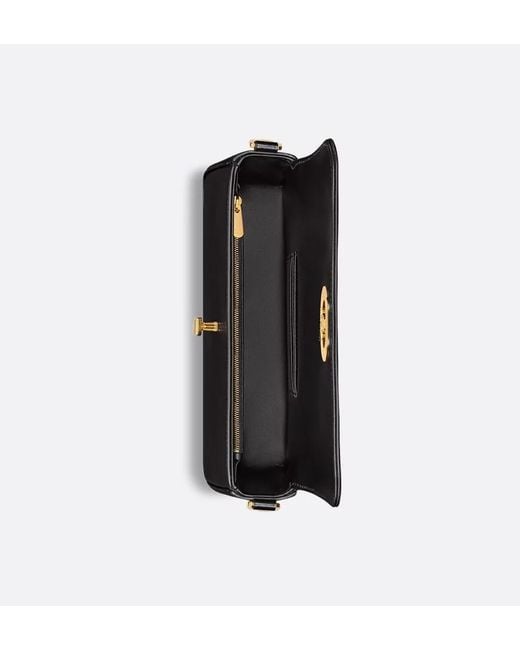 Dior Black 30 Montaigne Avenue East-West Double Carry Mini Bag