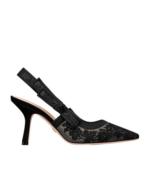 Dior Black Pointed High-Heeled Sandals