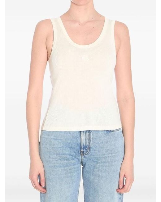 Loewe Blue Anagram Sleeveless Tank Top