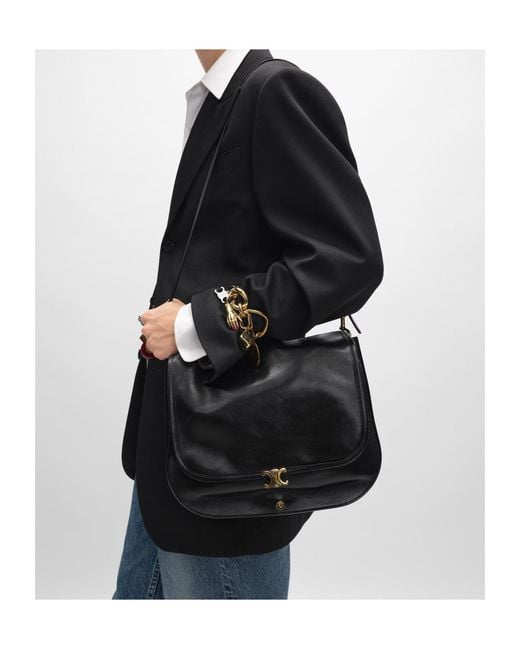 Céline Black Soft Triomphe Besace