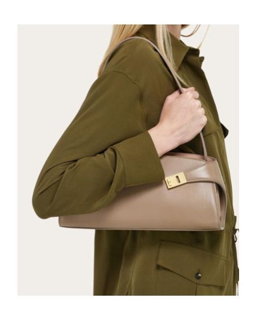 Ferragamo Natural Hug East-West Shoulder Bag