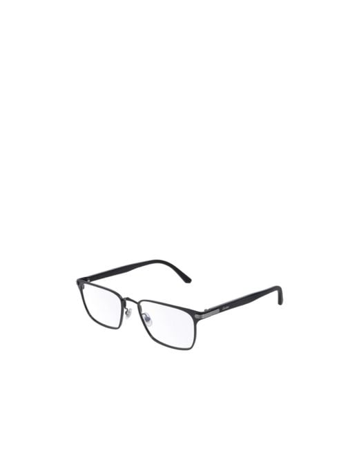 Cartier White Full-Rimmed Plano Lenses for men