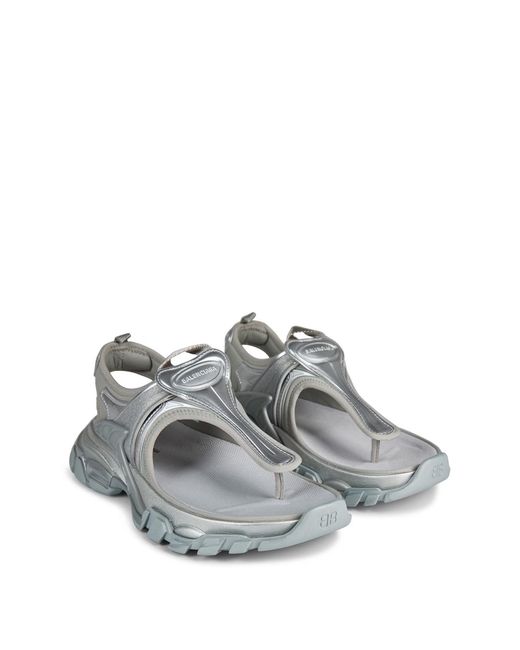 Balenciaga White Track Sandals