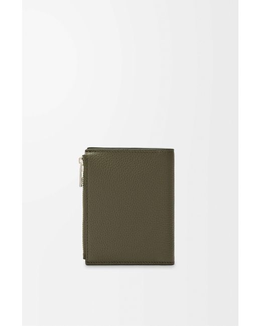 Loewe Green Slim Compact Wallet for men