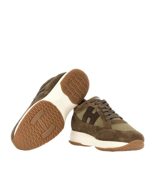 Hogan Brown Sneakers Interactive for men