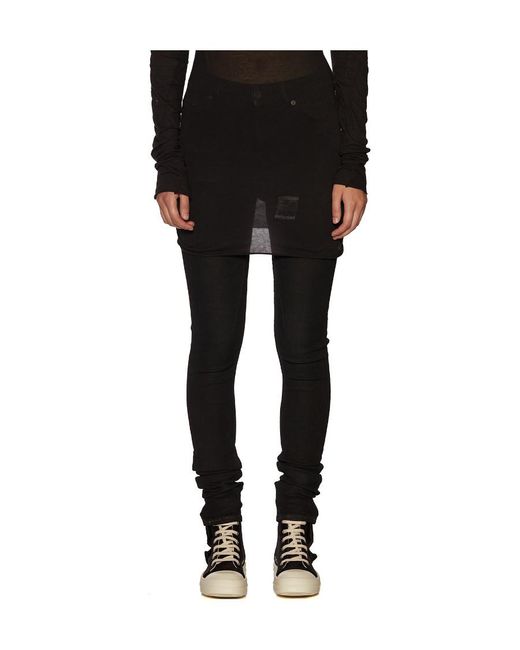 Rick Owens Black Skinny Jeans