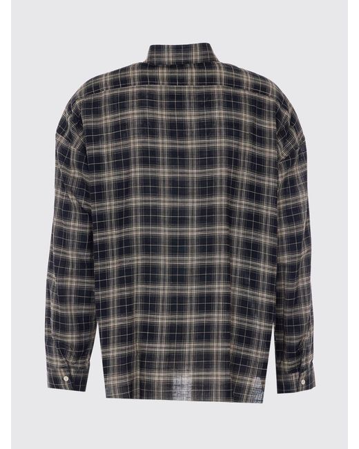 sunflower Gray Checked Button-Up Shirt for men