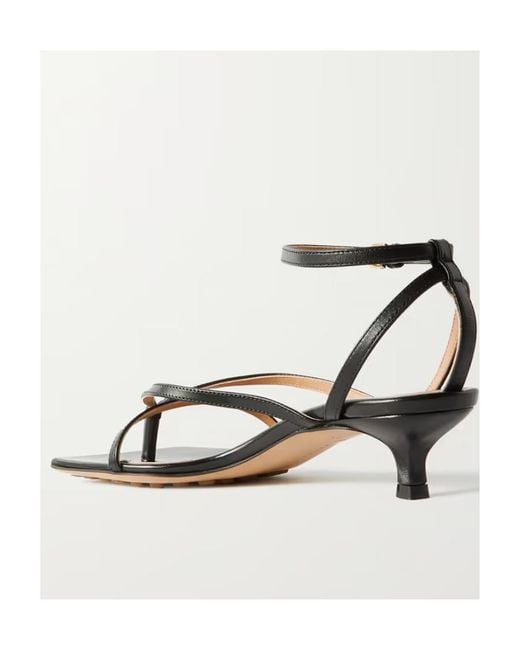 Bottega Veneta Multicolor Square-Toe Heeled Sandals