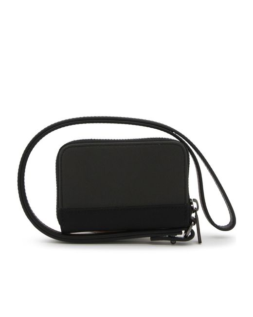 DSquared² Black Logo-Detailed Zipped Wallet for men