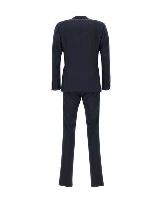 Lardini Blue Slim Two-Piece Suit for men