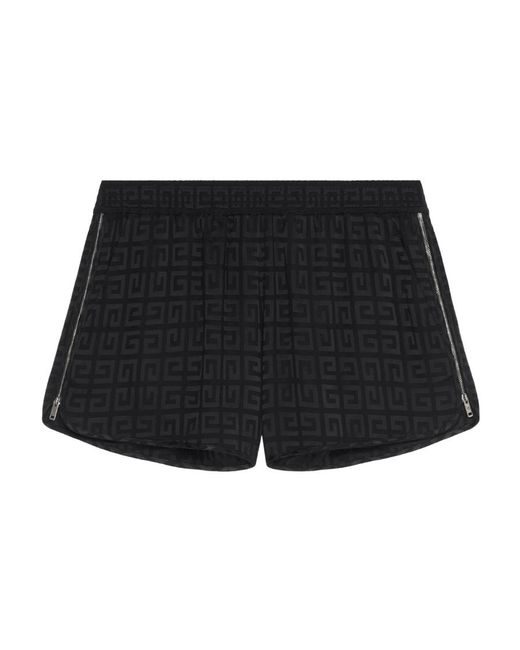 Givenchy Black 4G Jacquard Shorts