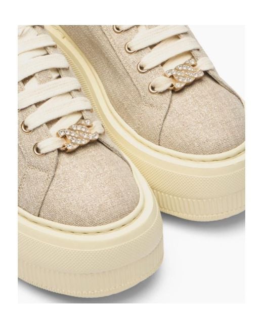 Casadei Natural Nexus Solar Eclipse Lace-Up Sneakers