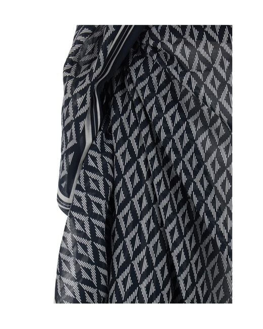 Tom Ford Gray Asymmetrical Rhombus Pareo