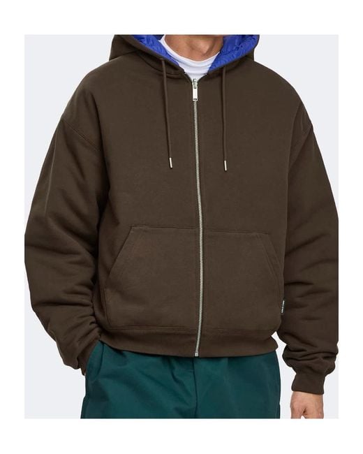 Canada Goose Green Fuse Reversible Drawstring Hoodie for men