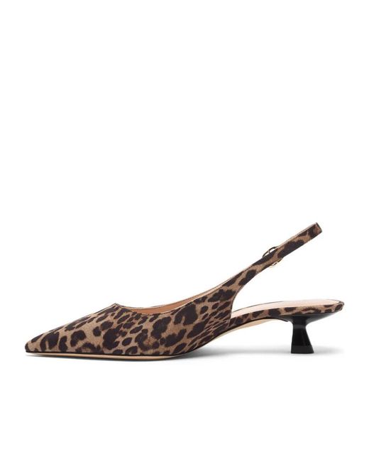 Stuart Weitzman Brown Stuart Sculpt Slingback