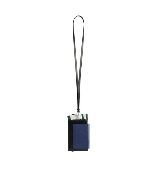 Balenciaga Blue Passport Phone Holder for men