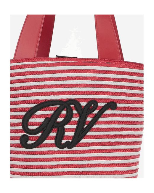 Roger Vivier Red Small Shopping Bag
