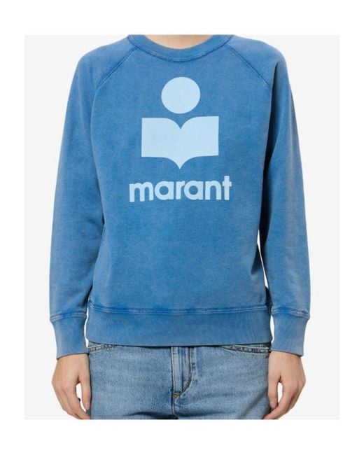 Isabel Marant Blue Isabel Marant Étoile Millyny Logo Sweatshirt