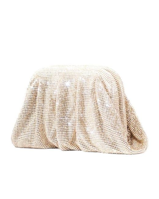 Benedetta Bruzziches Natural Crystal Chain Clutch Bag