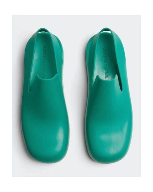 Bottega Veneta Green Puddle Slingback Sandals