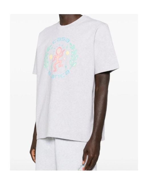 Casablanca Gray Dance Joy Classic T-Shirt for men