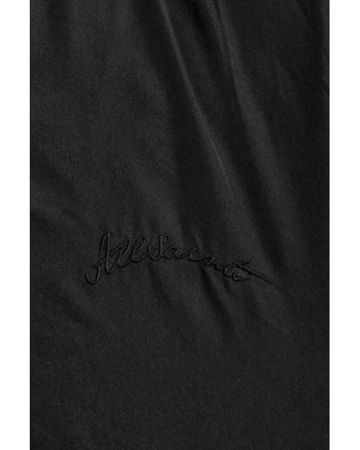 AllSaints Black Long-Sleeved Casual Jacket for men