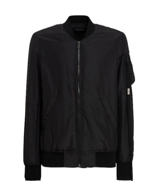 Ann Demeulemeester Black Dries Standard Bomber Jacket for men