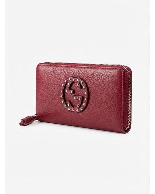 Gucci Red Logo Wallet