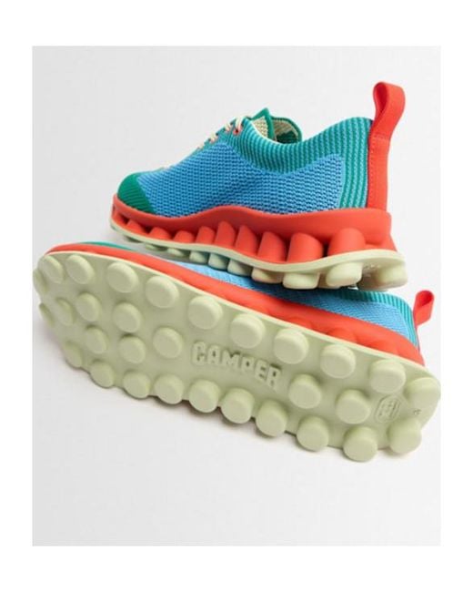Sunnei Blue Camper X Collaboration Pelotissima Low-Top Lace-Up Sneakers for men
