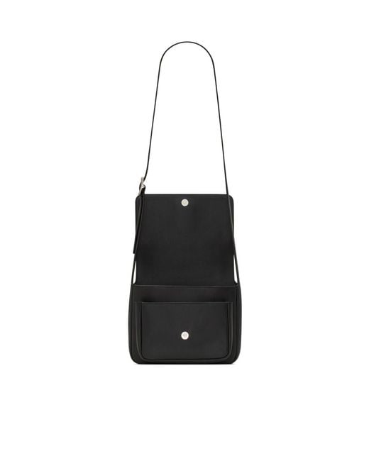 Saint Laurent White Foldover Top Small Satchel Bag for men