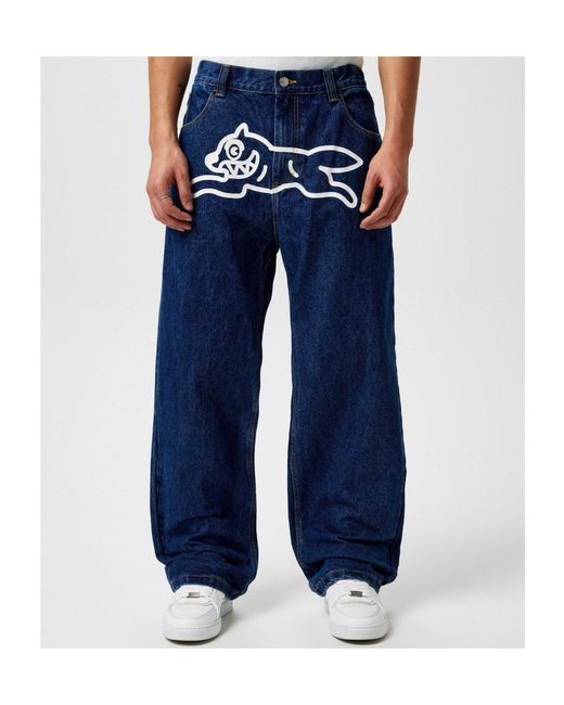 ICECREAM Blue Belt Loop Jeans for men