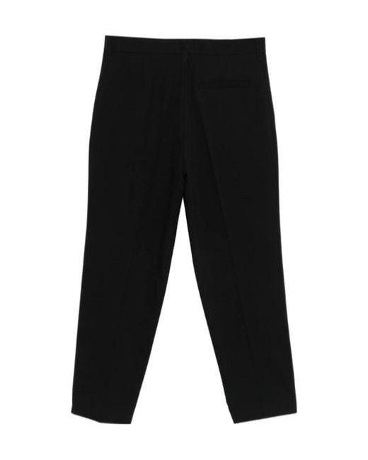 Just Cavalli Black Logo Trousers for men