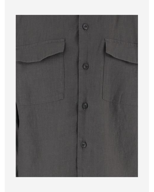 Vince Gray Relaxed Utility Shirt for men