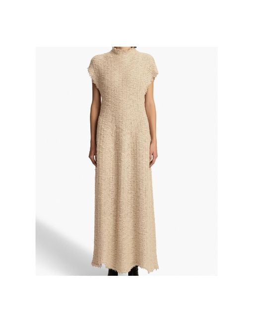 Khaite Natural Silk-Blend Dress