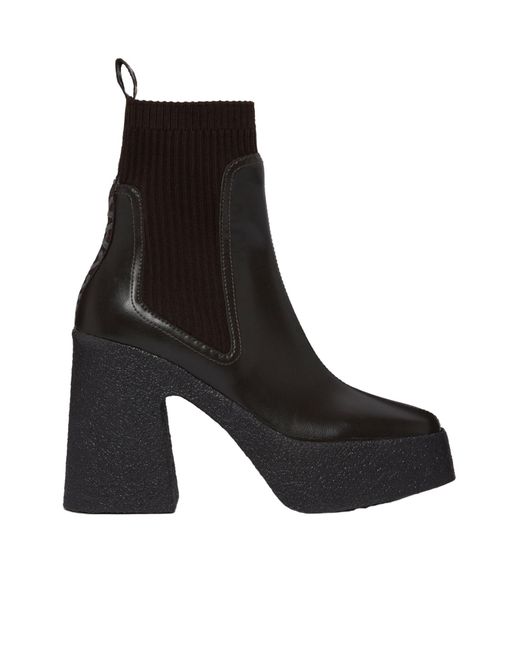Stella McCartney Black Skyla Heeled Sock Boots