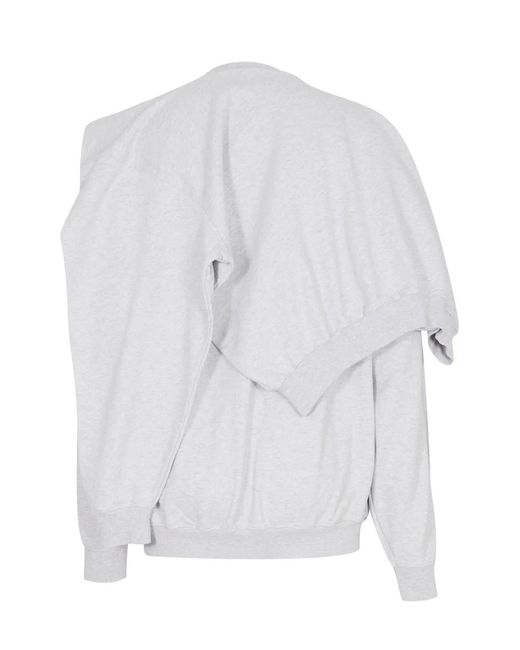 Vetements White Double Layered Pullover for men