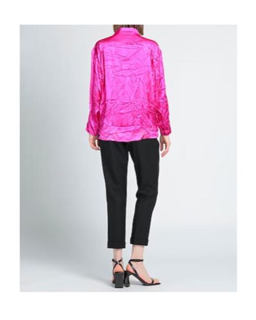 Balenciaga Pink Silk Shirts Blouses
