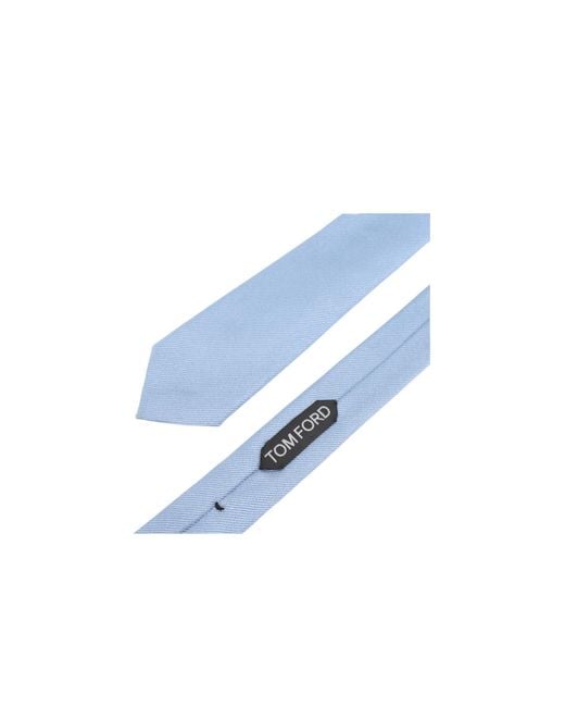 Tom Ford White Pointed Tie for men