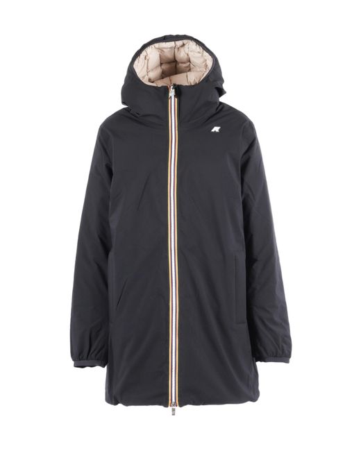 K-Way Blue Sophie St Thermo Heavy Reversible Jacket