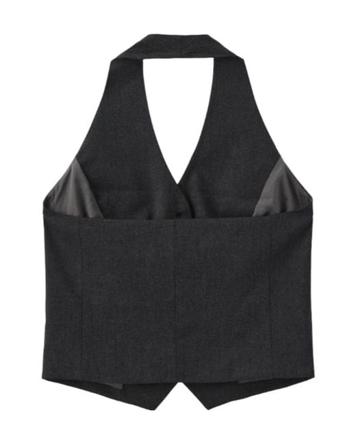 Marissa Chiara Black Button Vest