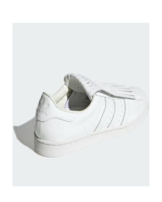 Adidas Originals White Superstar Sneakers
