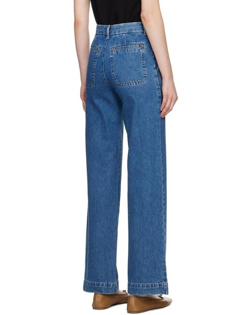A.P.C. Blue Seaside Denim Jeans