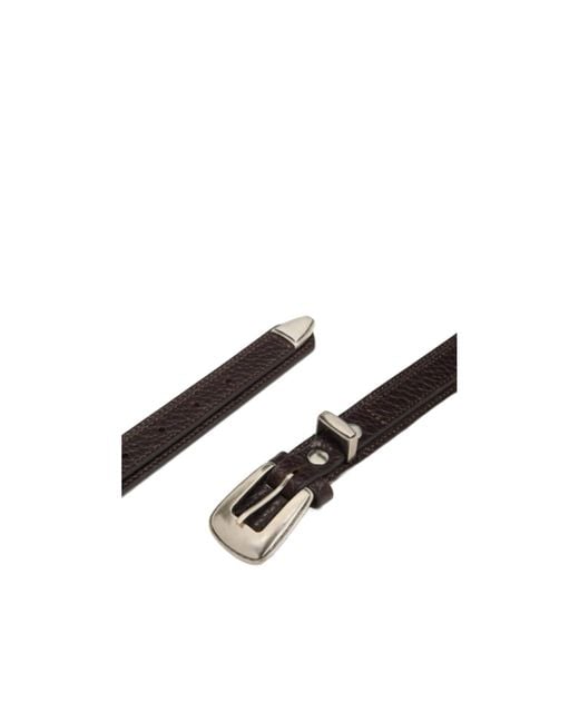 Lemaire White Buckled Belt
