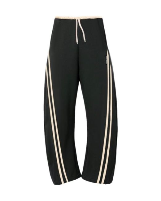 Marissa Chiara Black Drawstring Sweatpants