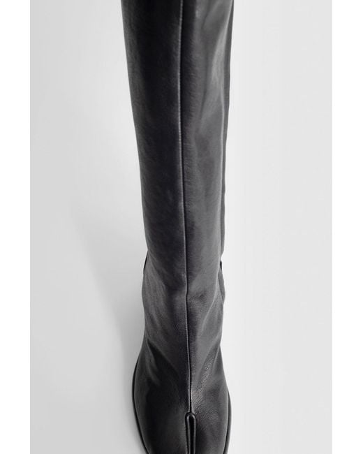 Maison Margiela Black Tabi Knee-Length Boots