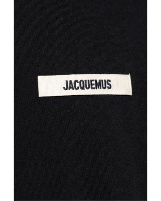 Jacquemus Black The Gros Grain Crewneck T-Shirt for men