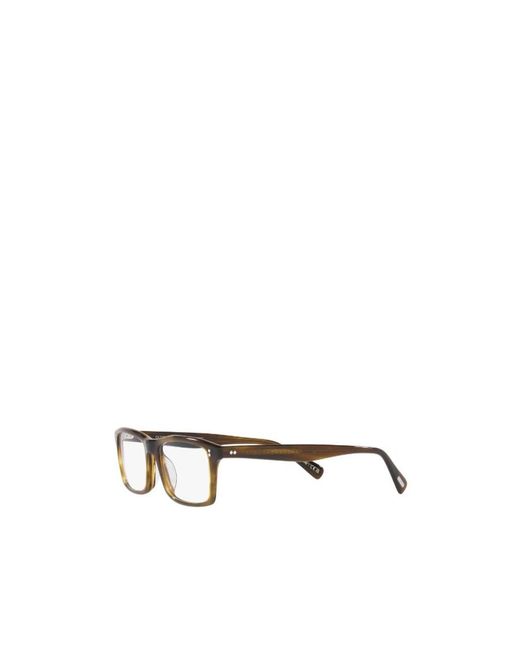 Oliver Peoples White Logo Flat Mirror for men