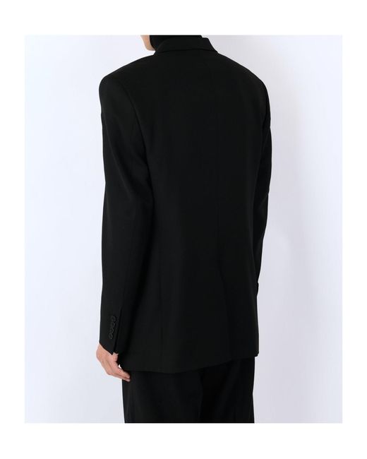 sunflower Blue Single-Breasted Wool Suit Jacket for men