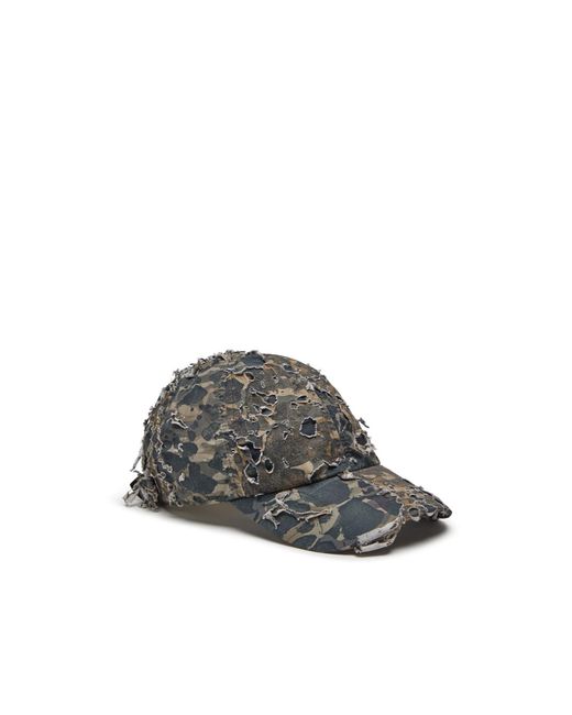 DIESEL Multicolor C-Steven Distressed Curved Peak Cap for men